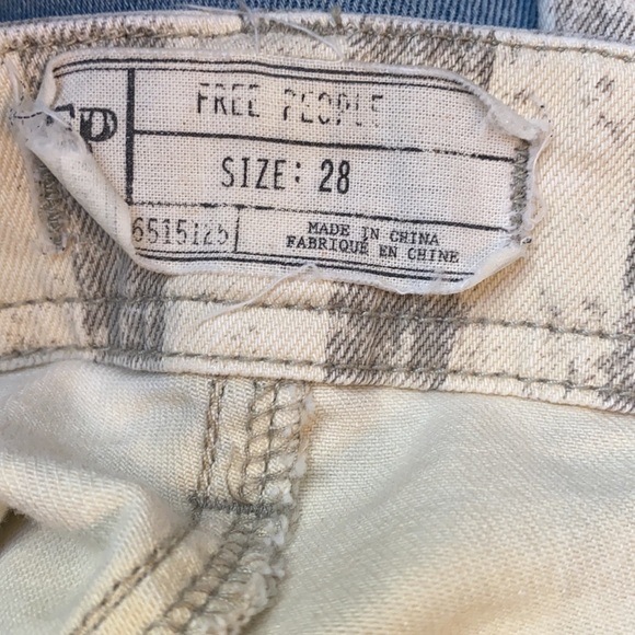 Free People Striped Jeans - size 28 - Picture 5 of 5